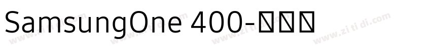 SamsungOne 400字体转换 SamsungOne 400字体转换